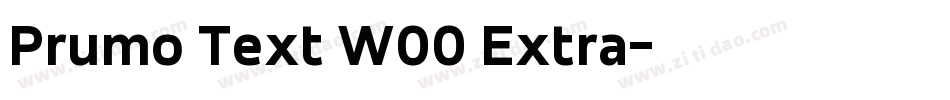 Prumo Text W00 Extra字体转换